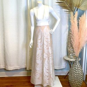 BCBG elegant floor length dress size 0